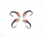 Premium Zebra Midge Tungsten Nymphs for Trout Fishing