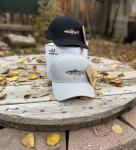 Rainbow Trout Embroidered Adjustable Black Fishing Cap