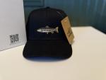 Rainbow Trout Embroidered Adjustable Black Fishing Cap
