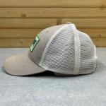 Men's Adjustable Beige White Trout Fishing Hat