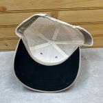 Men's Adjustable Beige White Trout Fishing Hat