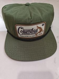 Columbia Snap Back Hat with Green Patch