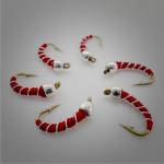 Zebra Midge Bead Head Nymph for Trout Fishing