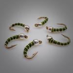 Zebra Midge Bead Head Nymph for Trout Fishing