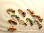Irideus Heavy Weighted Czech Nymphs for Trout