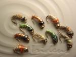 Irideus Heavy Weighted Czech Nymphs for Trout