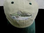 Embroidered Sea Trout Fishing Hat - Adjustable