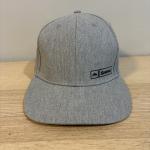 Simms Gray Trout Logo Fishing SnapBack Hat
