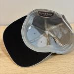 Simms Gray Trout Logo Fishing SnapBack Hat