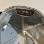 Simms Gray Trout Logo Fishing SnapBack Hat