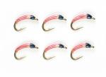 Translucent Pink Midge Nymphs for Trout Fishing