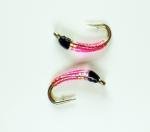 Translucent Pink Midge Nymphs for Trout Fishing