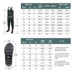 HISEA Insulated Neoprene Fishing Waders with Boots
