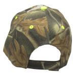 Camouflage Trout Fishing Embroidered Black Bill Cap