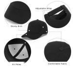 Adjustable Grey Rainbow Trout Fishing Hat