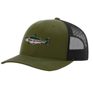 Rainbow Trout Snapback Trucker Hat by Richardson