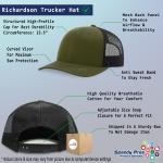 Rainbow Trout Snapback Trucker Hat by Richardson
