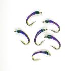 UV Purple Gobbler Midge Nymph Trout Fishing Flies