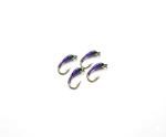 UV Purple Gobbler Midge Nymph Trout Fishing Flies