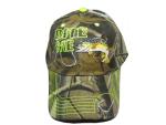Bite Me Camouflage Trout Fishing Embroidered Cap