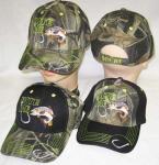 Bite Me Camouflage Trout Fishing Embroidered Cap