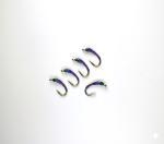 UV Purple Gobbler Midge Nymph Trout Fishing Flies