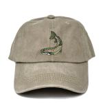 Trout Embroidered Dad Hat for Fishing Fans
