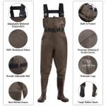 Waterproof Chest Waders with Boots for Fishing