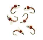 Premium Mercury Brown Nymphs for Trout Fishing