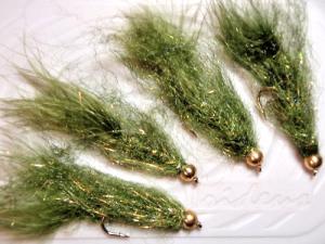 Irideus Green Torch Streamer Nymph Fishing Flies