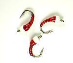 Ice Cream Cone Holo Red Nymphs for Trout Fishing