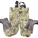 Trudave Camo Waterproof Fishing Chest Waders Size 8/9