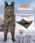 HISEA Waterproof Men's Chest Waders with Boots