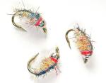 Rainbow Scud Tungsten Nymphs for Trout Fishing