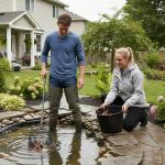 FISHINGSIR Waterproof Hip Waders with Cleated Sole