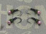 4 Pack of Size #16 Jigged Frenchie Nymphs