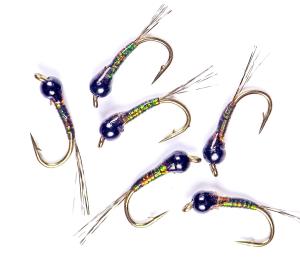 Chocolate Baetis Tungsten Nymphs for Trout Fishing