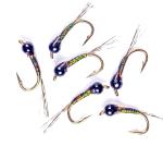 Chocolate Baetis Tungsten Nymphs for Trout Fishing