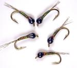 Chocolate Baetis Tungsten Nymphs for Trout Fishing