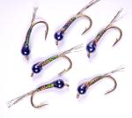 Chocolate Baetis Tungsten Nymphs for Trout Fishing