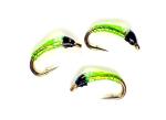 Green Bling Midge Nymphs for Trout Fishing
