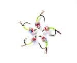 Chartreuse Rainbow Warrior Nymphs for Trout Fishing