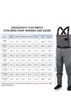BASSDASH Convertible Breathable Fishing Waders, Size M 8-9