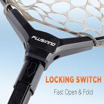 PLUSINNO Trout Fishing Net - Soft Rubber Mesh