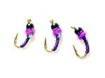 Mirage Frenchie Tungsten Nymphs UV Purple #16