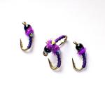 Mirage Frenchie Tungsten Nymphs UV Purple #16