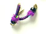 Mirage Frenchie Tungsten Nymphs UV Purple #16