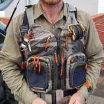 Kylebooker Army Green Mesh Fishing Vest for Men/Women