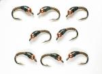 Copper Olive Tungsten Nymphs for Trout Fishing