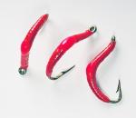 Red San Juan Worm Trout Fly Fishing Nymphs